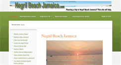 Desktop Screenshot of negril-beach-jamaica.com