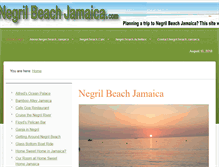 Tablet Screenshot of negril-beach-jamaica.com